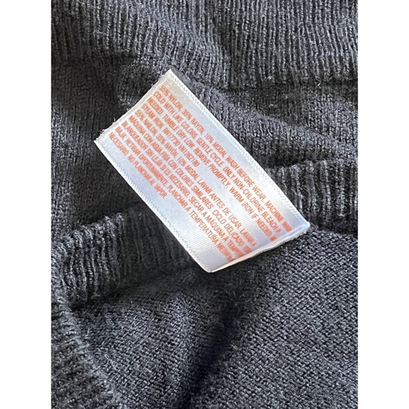 Girls‎ Black Cardigan Sweater Button Up Knit Top School Uniform Size - Picture 6 of 7